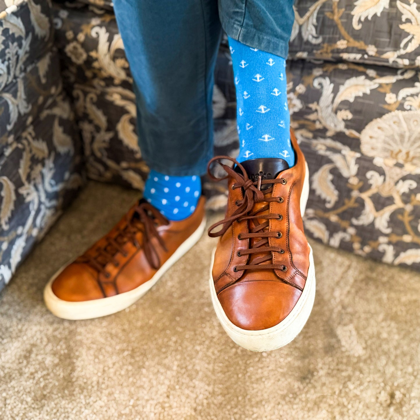 Anchor Mens Bamboo Socks
