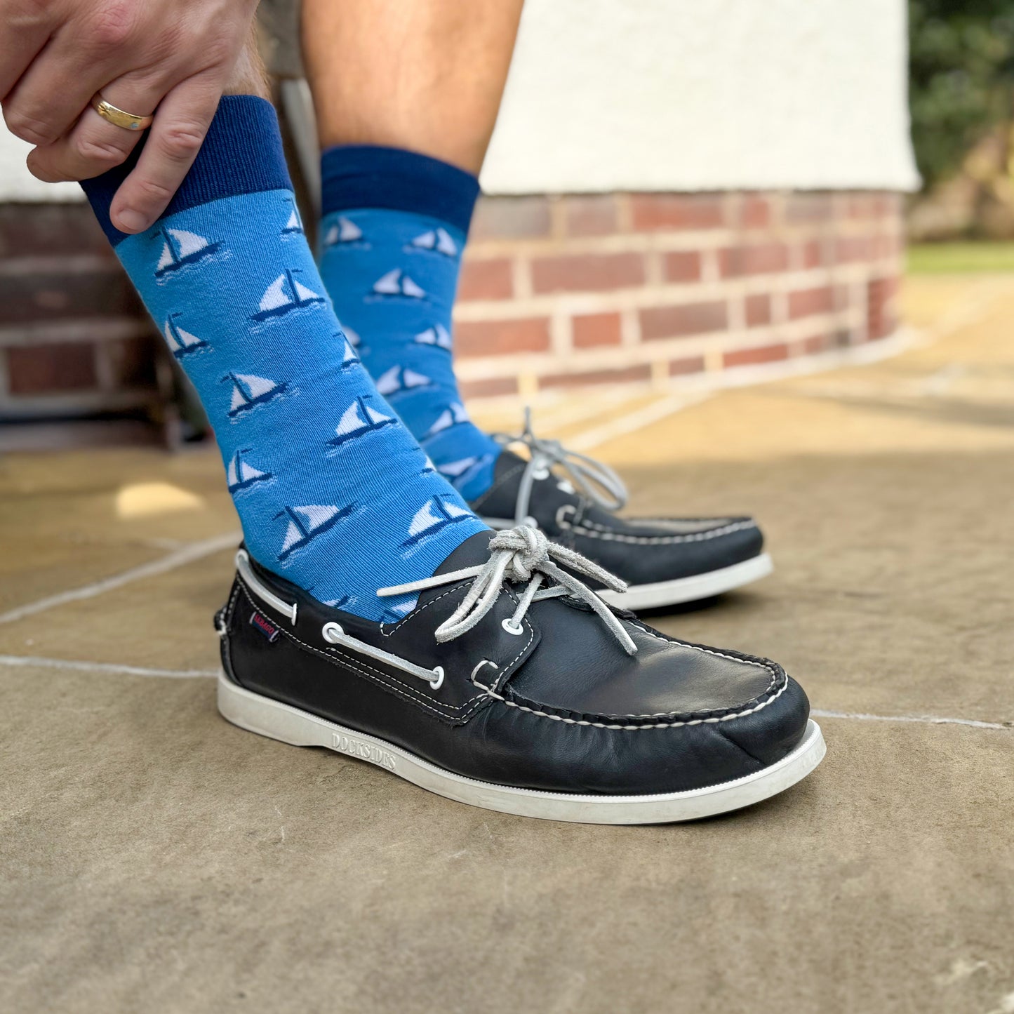 Boat Mens Bamboo Socks