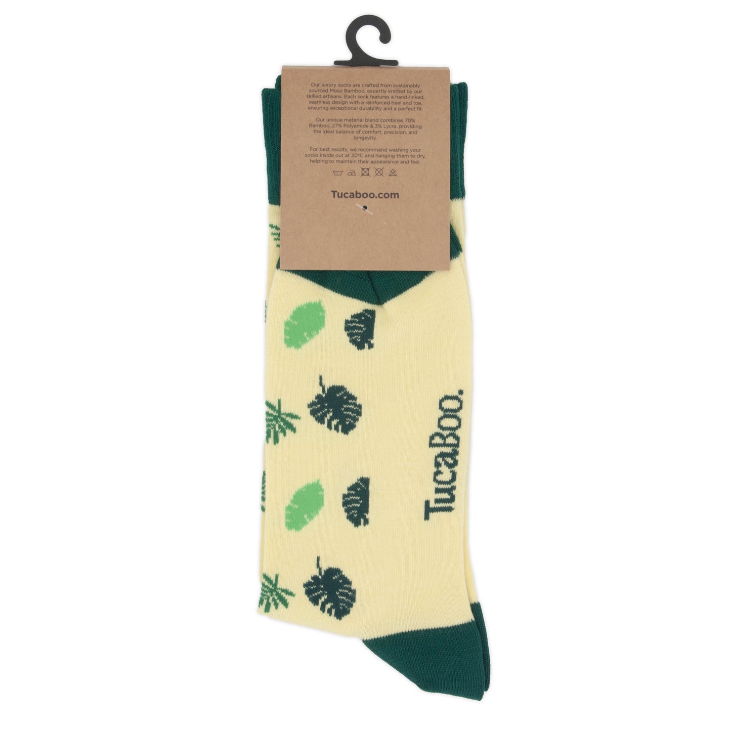 Leaves Mens Bamboo Socks