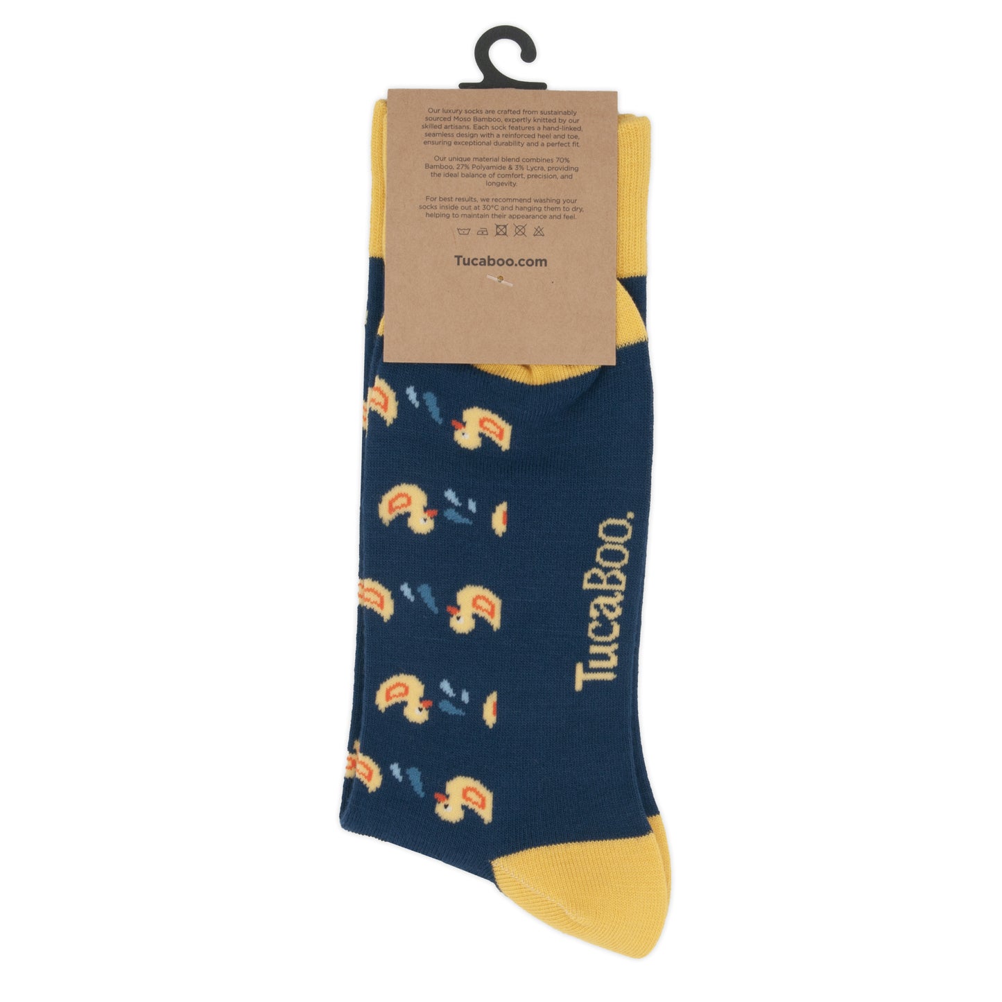 Rubber Ducks Mens Bamboo Socks
