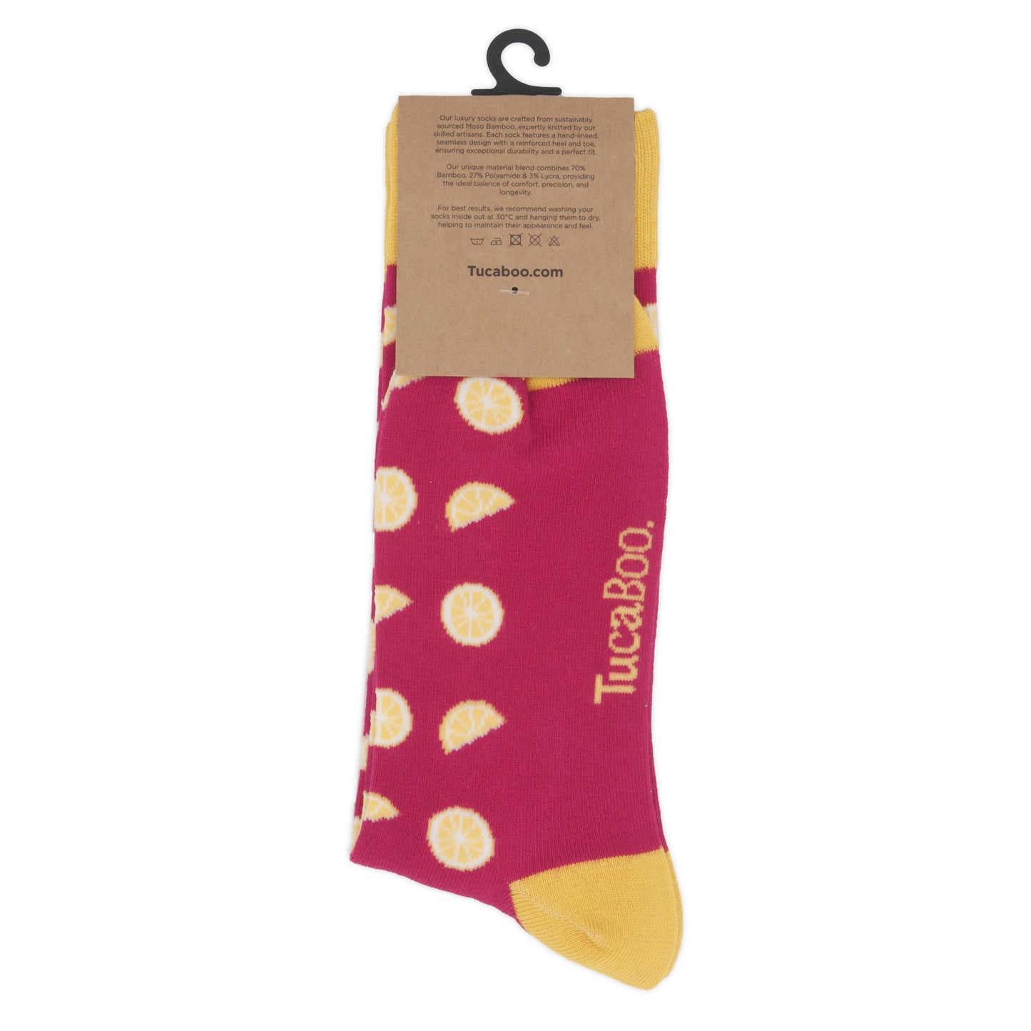 Lemons Mens Bamboo Socks