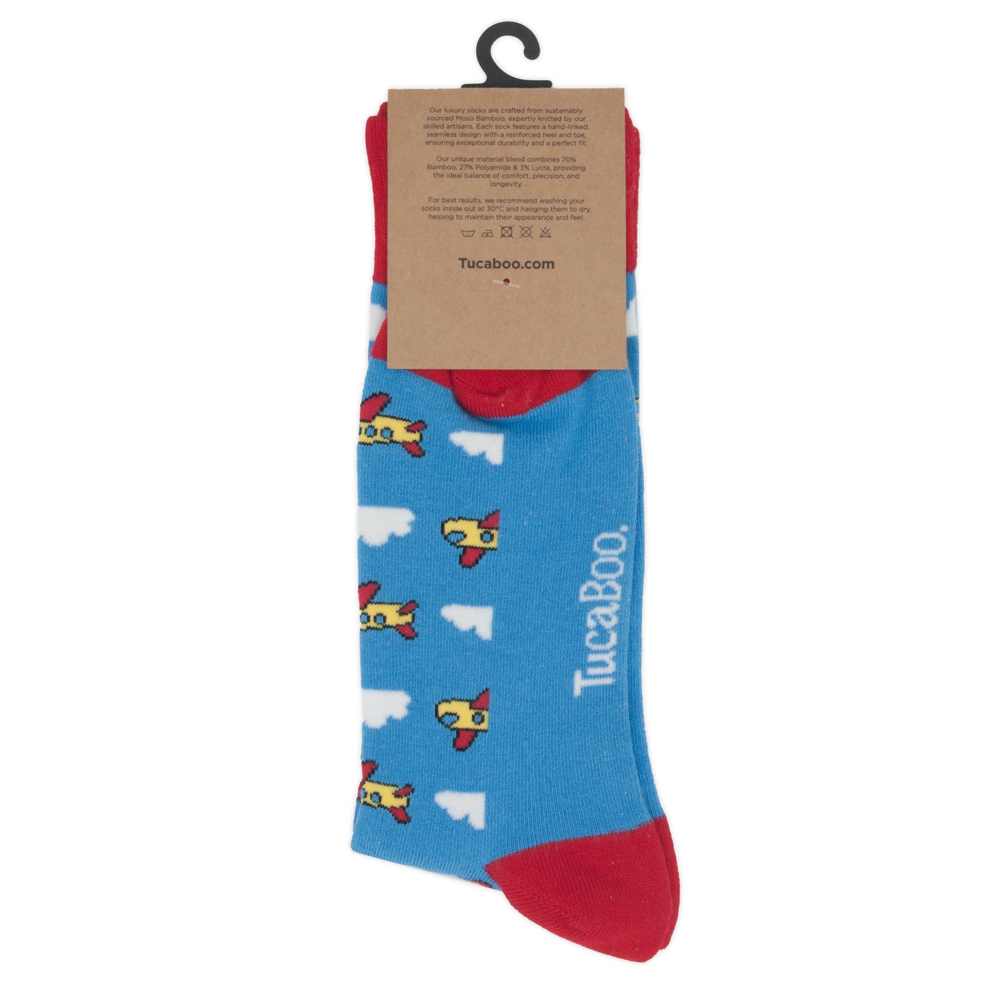 Aeroplane Mens Bamboo Socks