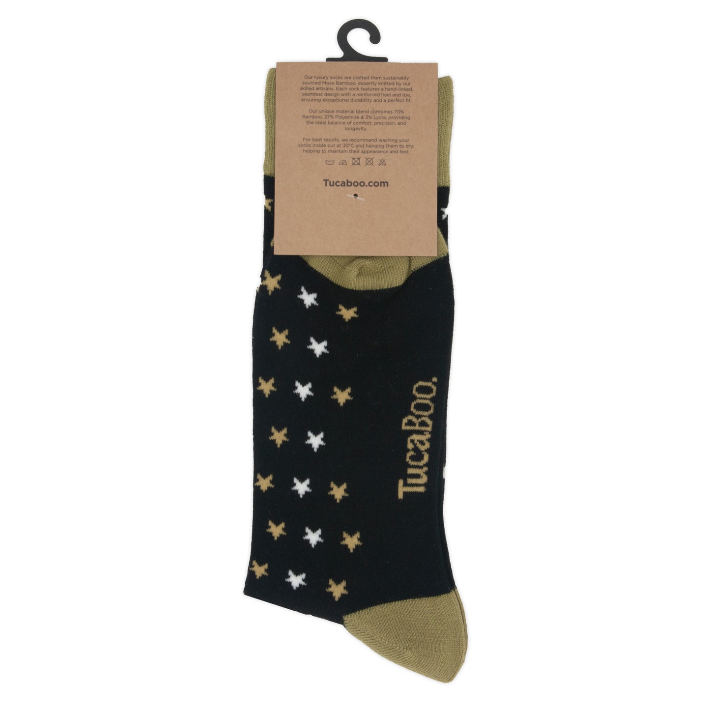 Stars Mens Bamboo Socks