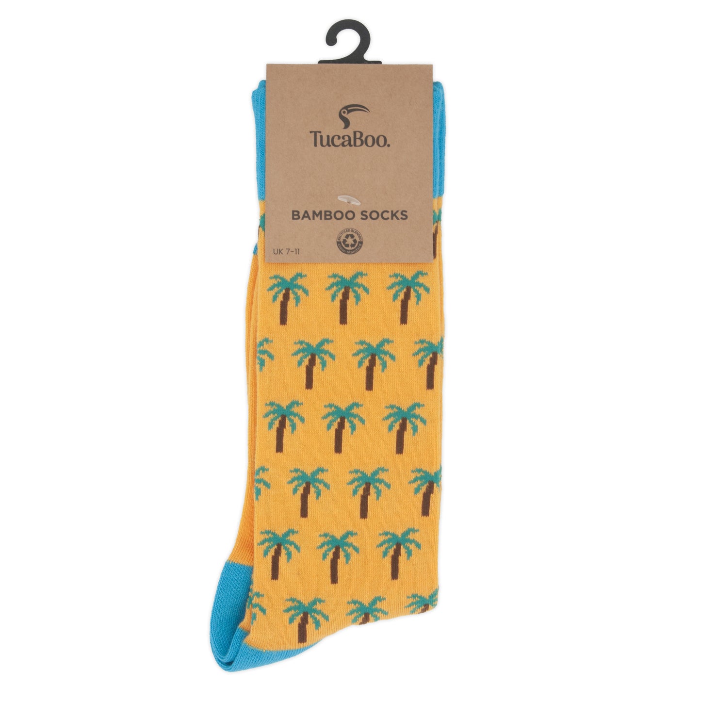 Palm Tree Mens Bamboo Socks