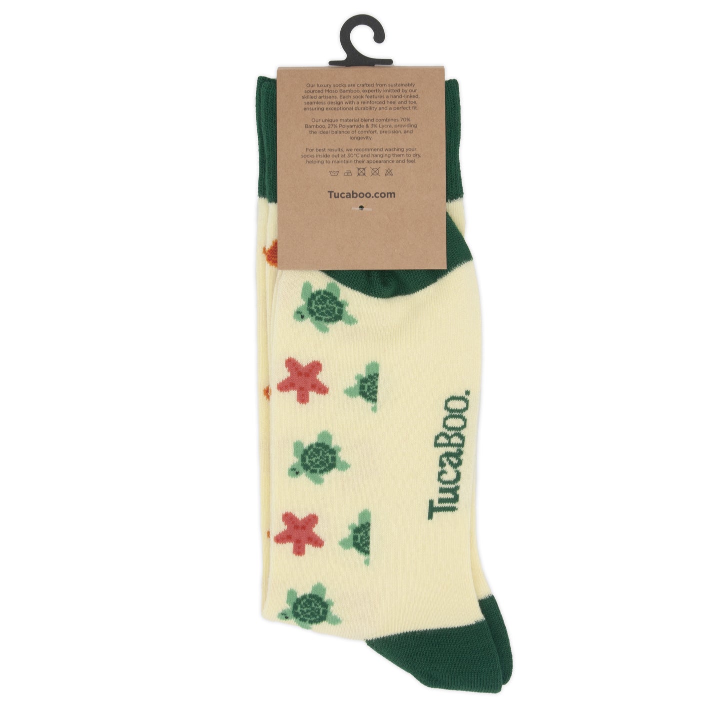 Beach Creatures Mens Bamboo Socks