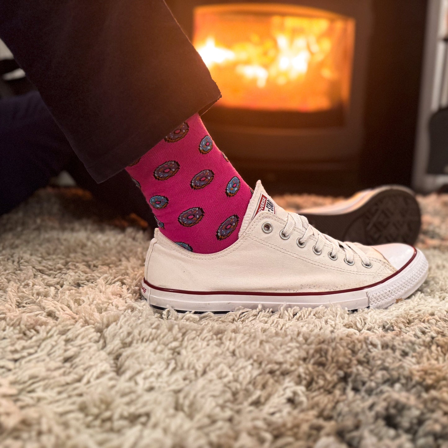 Donuts Mens Bamboo Socks