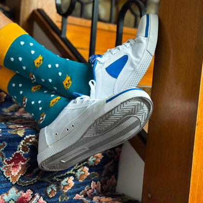 Raining Cats and Dogs Mens Bamboo Socks