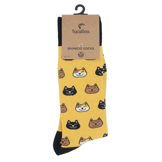 Cats Mens Bamboo Socks
