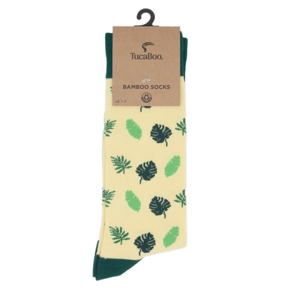 Leaves Mens Bamboo Socks