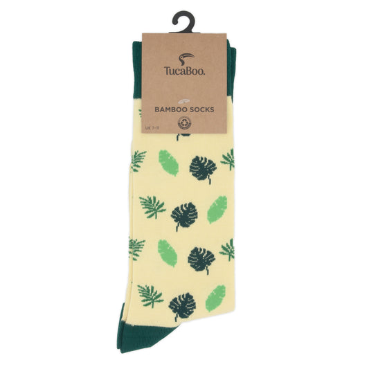 Leaves Mens Bamboo Socks