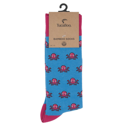 Octopus Mens Bamboo Socks