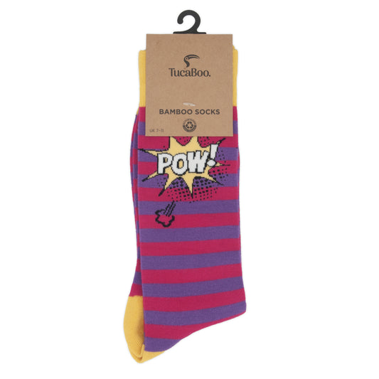 Comic Mens Bamboo Socks