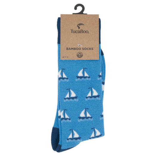 Boat Mens Bamboo Socks