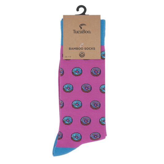 Donuts Mens Bamboo Socks