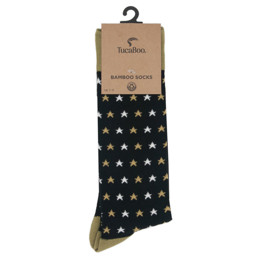 Stars Mens Bamboo Socks