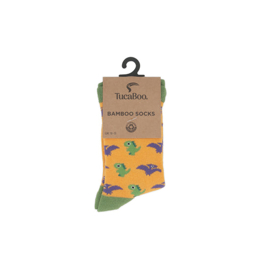 Dinosaurs Childrens Bamboo Socks