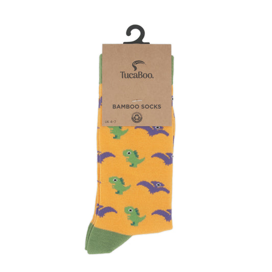 Dinosaurs Womens Bamboo Socks