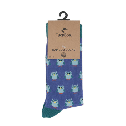 Owls Womens Bamboo Socks