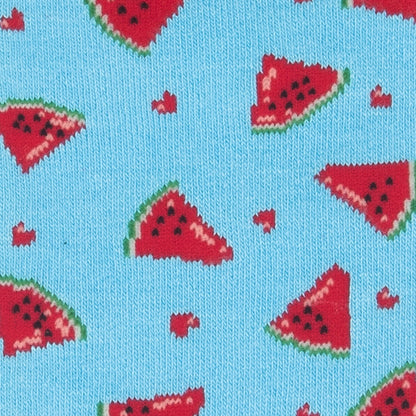Close-up of the watermelon slice pattern