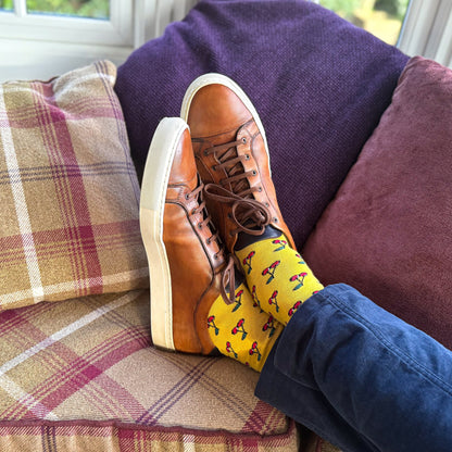 Cherry Mens Bamboo Socks