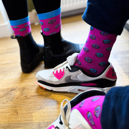 Donuts Mens Bamboo Socks