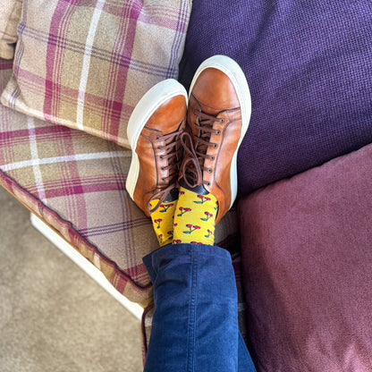 Cherry Mens Bamboo Socks